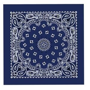 NWT Hot Leathers BAP1008 Classic Navy Paisley Bandana